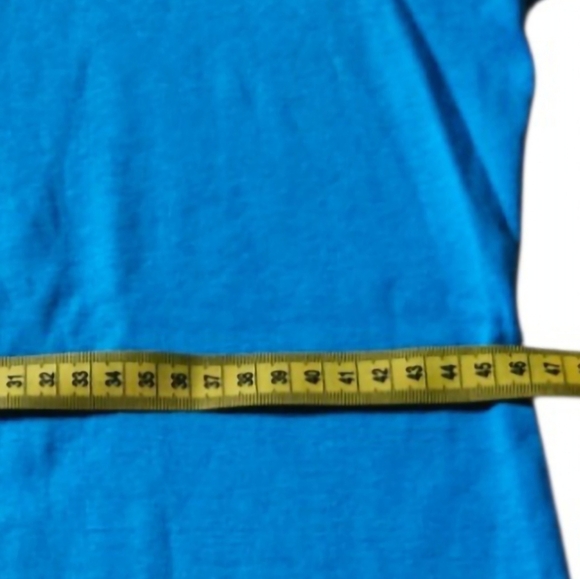 Karen Scott Fitted Blue Short Sleeve Tee - Picture 8 of 12